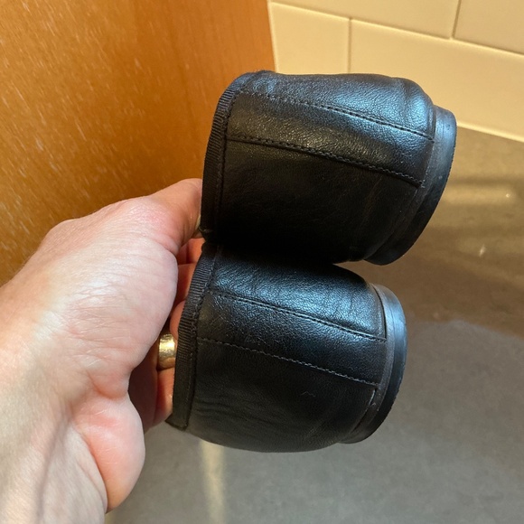 Coach black leather ballet flats - Picture 5 of 7